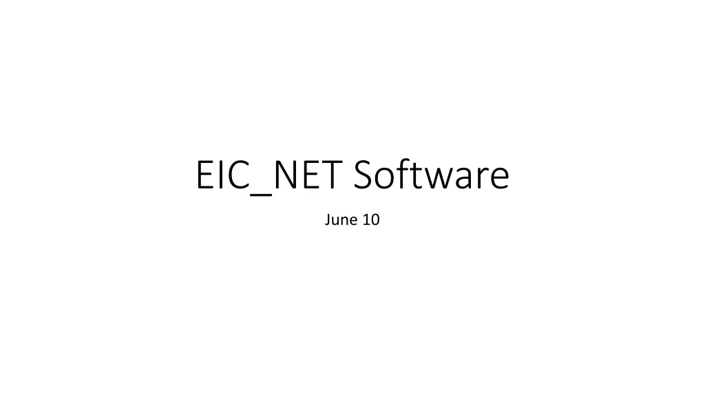 eic net software