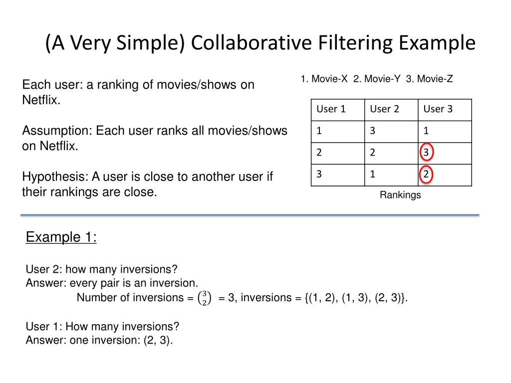 a very simple collaborative filtering example 5