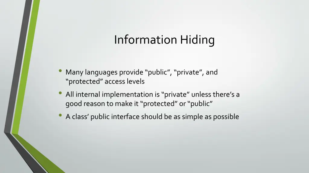 information hiding