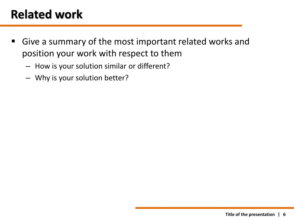 related work
