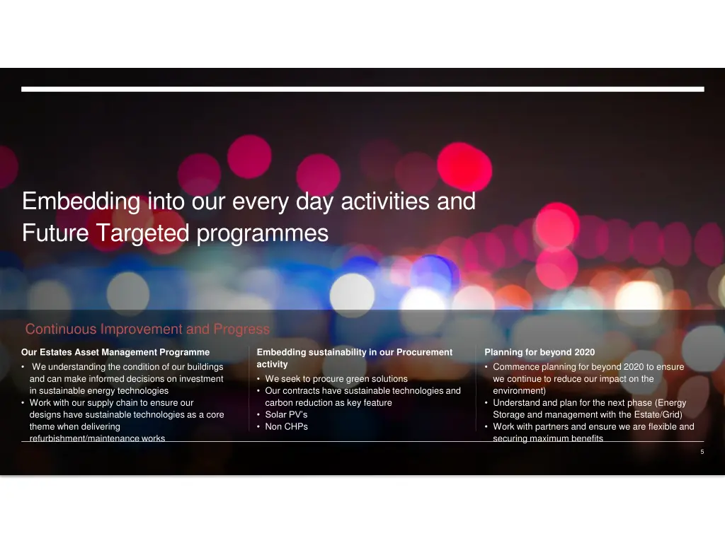 embedding into our every day activities