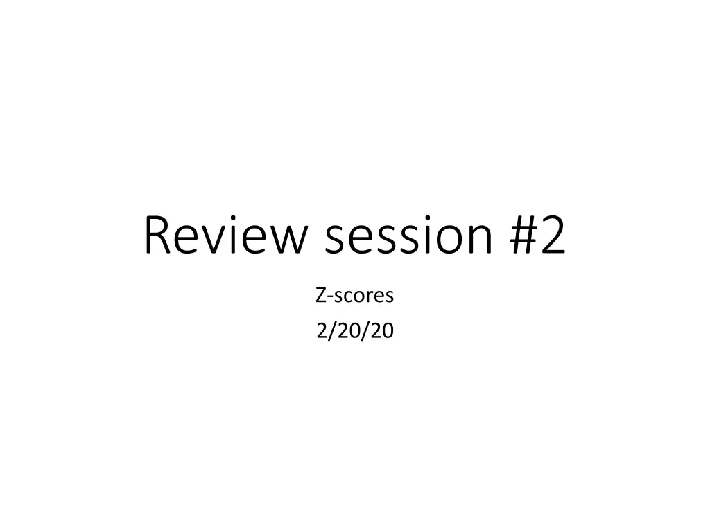 review session 2