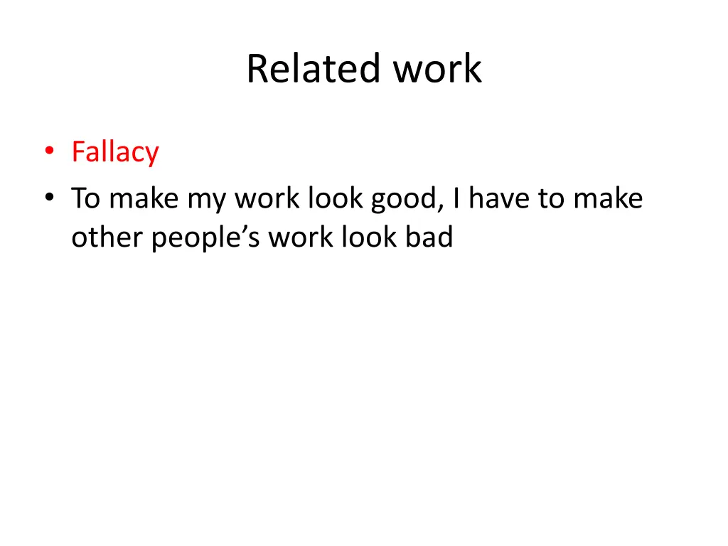 related work