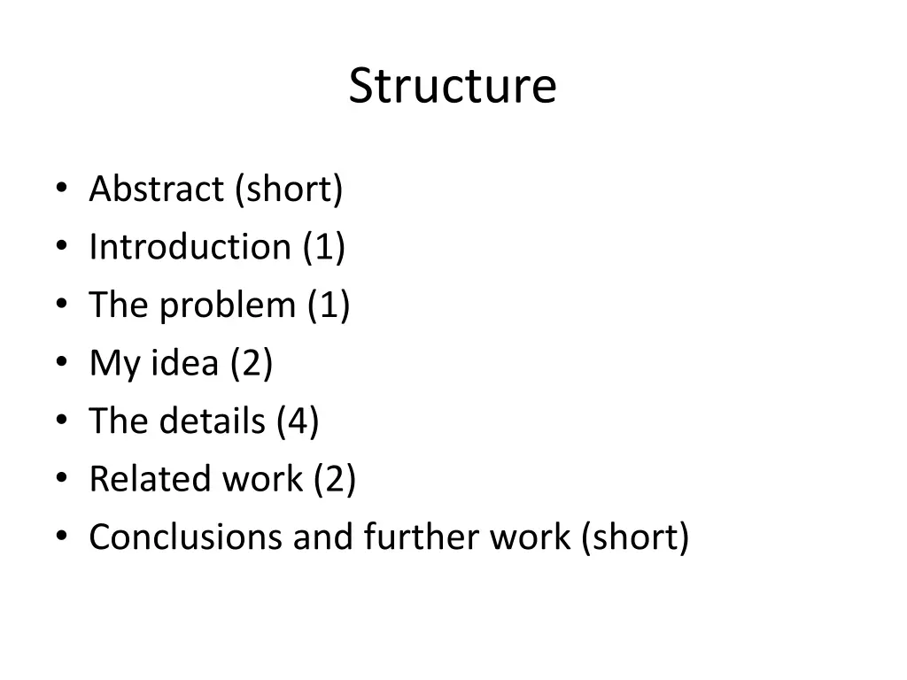structure
