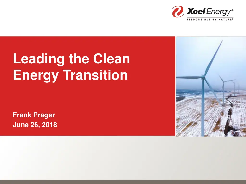 leading the clean energy transition