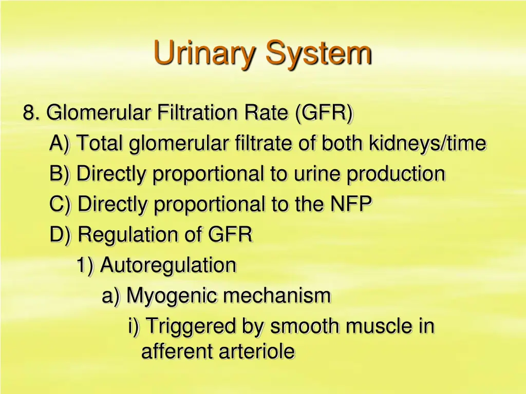 urinary system 35