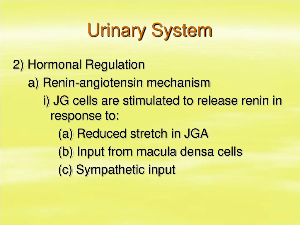 urinary system 39