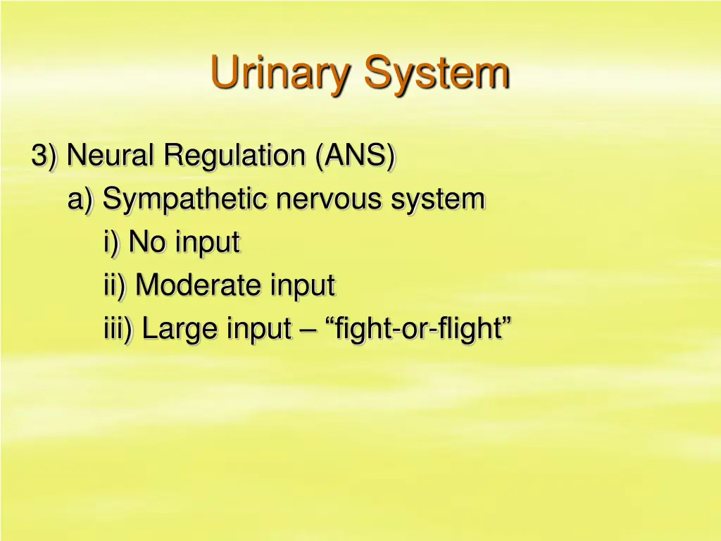urinary system 43