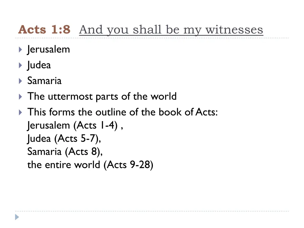 acts 1 8 and you shall be my witnesses