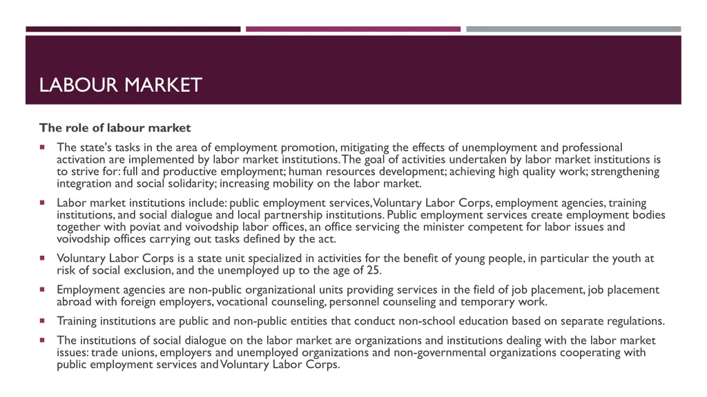 labour market
