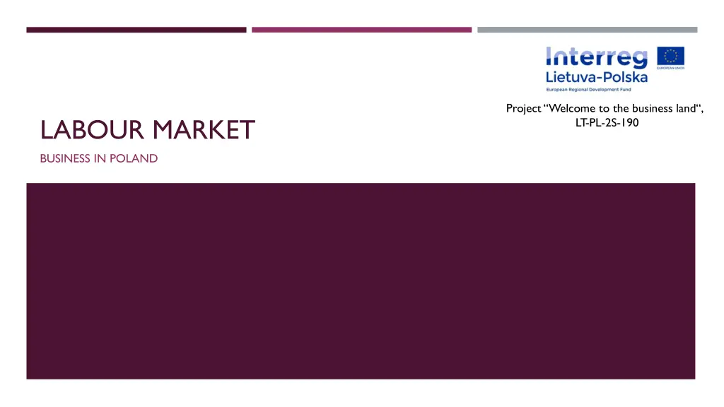 project welcome to the business land lt pl 2s 190