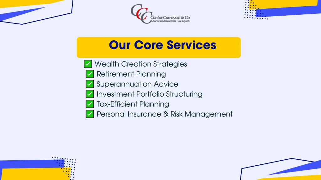 our core services