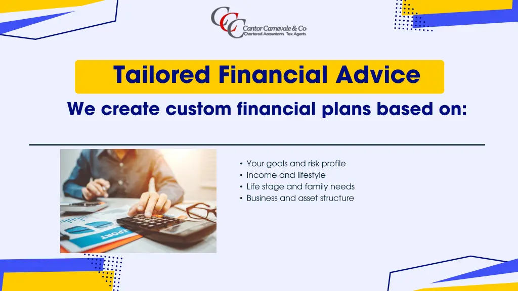 tailored financial advice