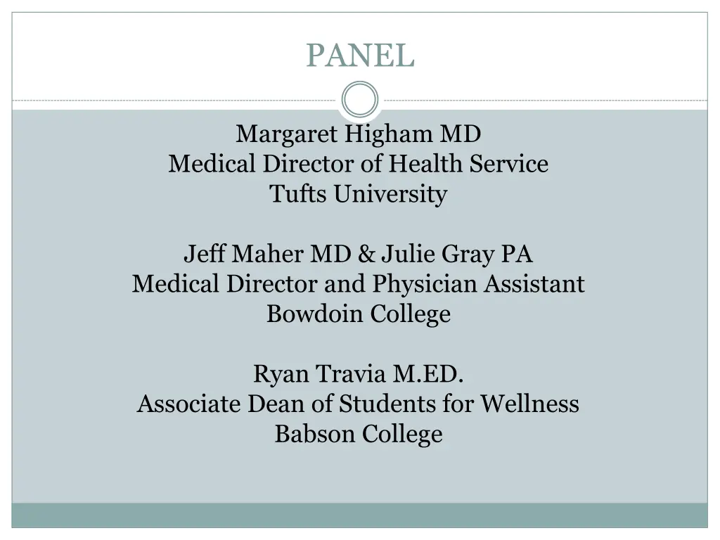 panel