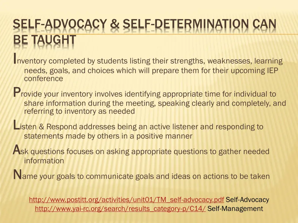 self advocacy self determination can be taught 1