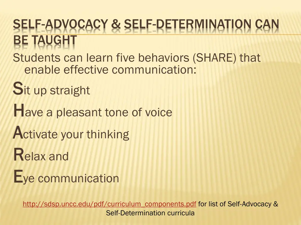 self advocacy self determination can be taught 2