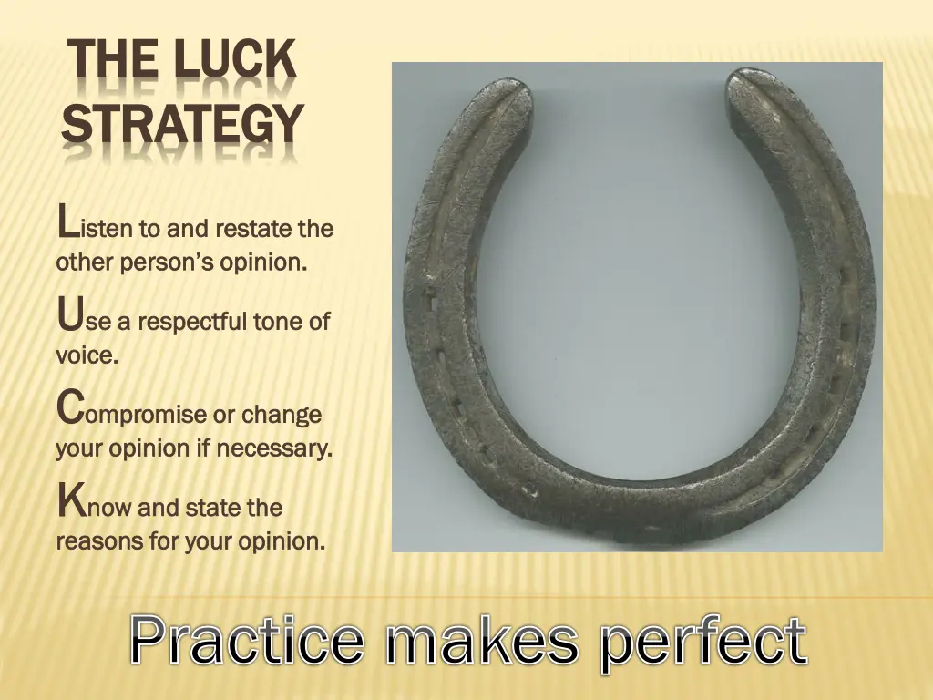 the luck the luck strategy strategy
