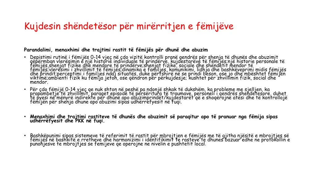 kujdesin sh ndet sor p r mir rritjen e f mij ve 2