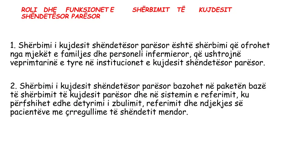roli sh ndet sor par sor