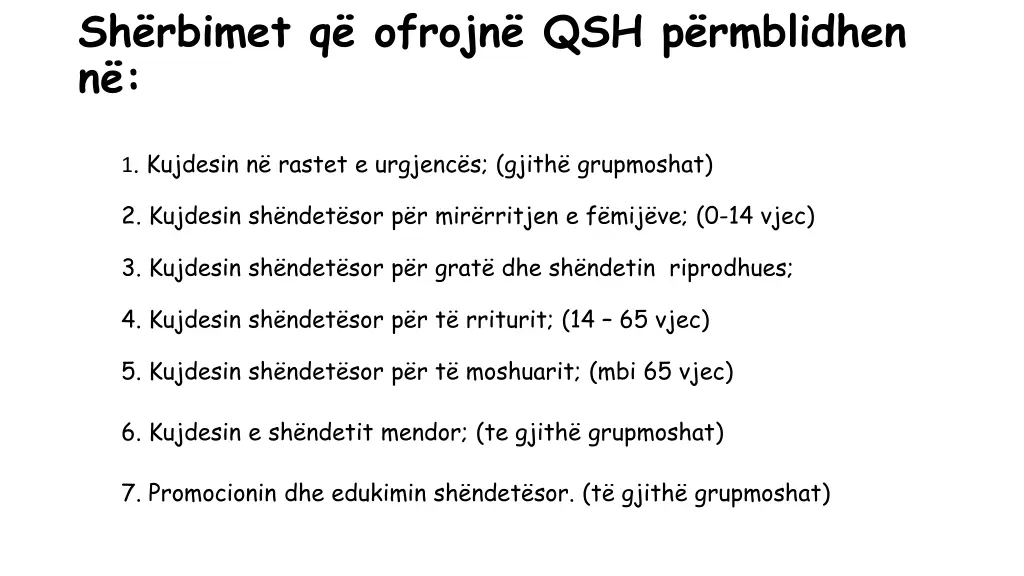 sh rbimet q ofrojn qsh p rmblidhen n