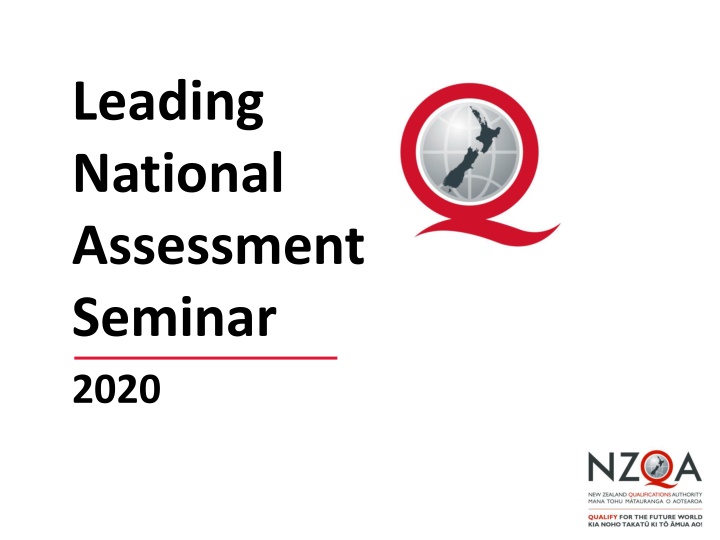 leading national assessment seminar 2020