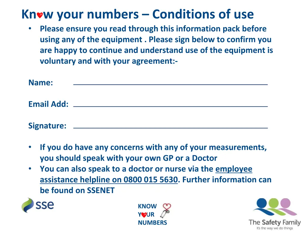 kn w your numbers conditions of use please ensure