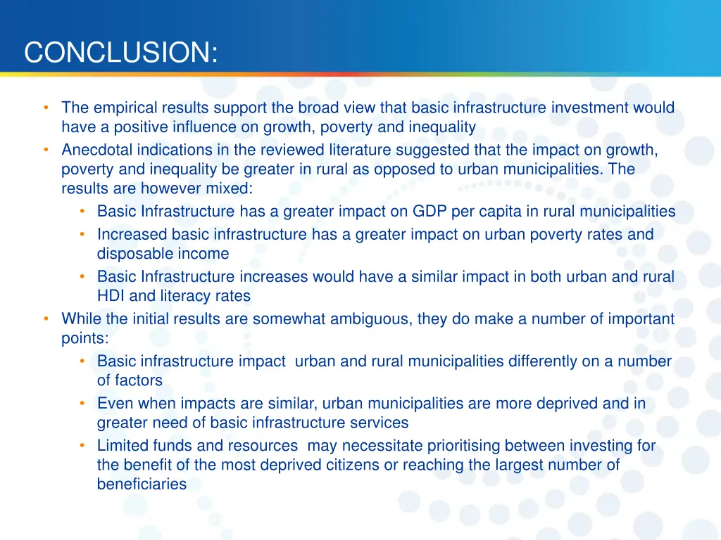 conclusion