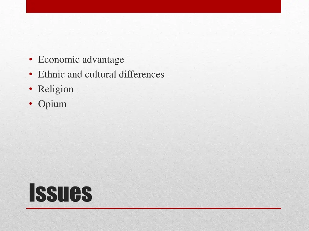 economic advantage ethnic and cultural