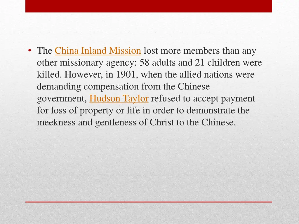 the china inland mission lost more members than