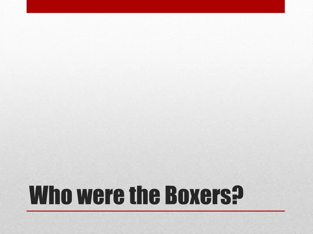 who were the boxers