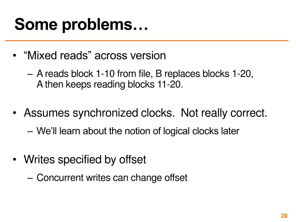 some problems