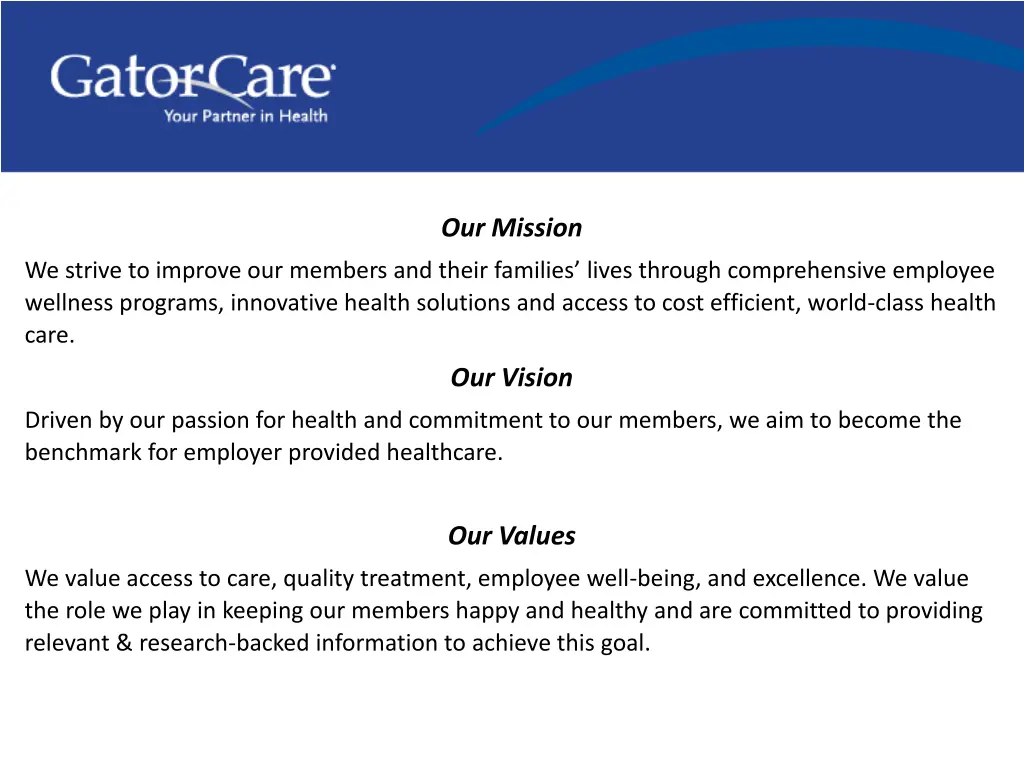 our mission