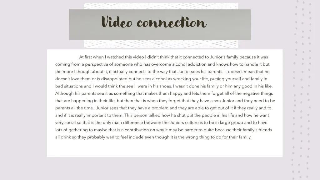 video connection
