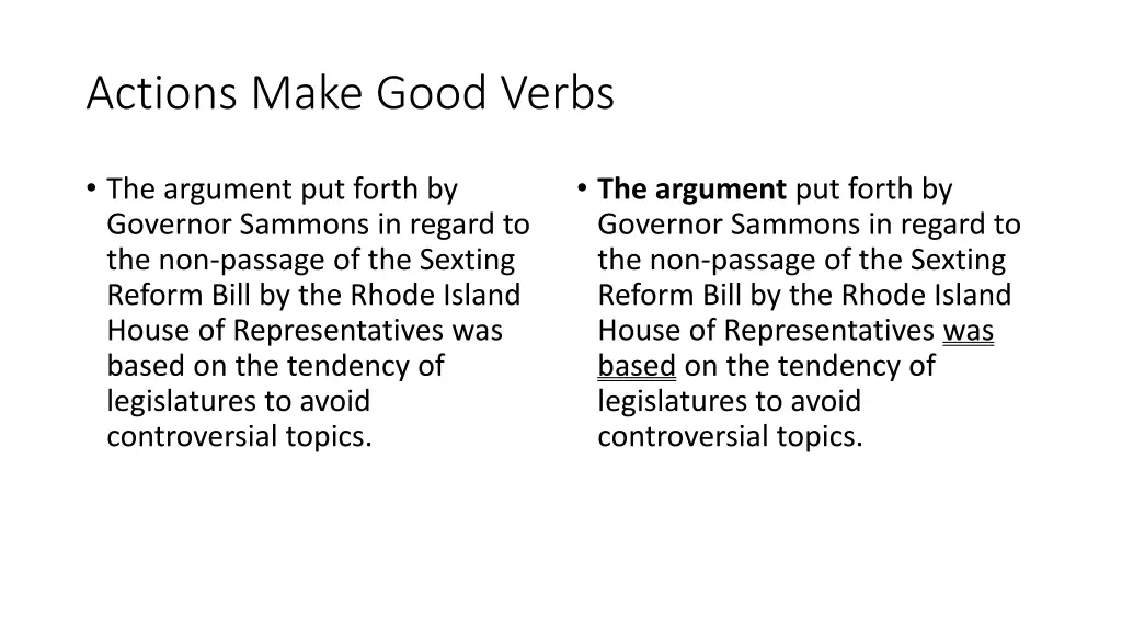 actions make good verbs 3