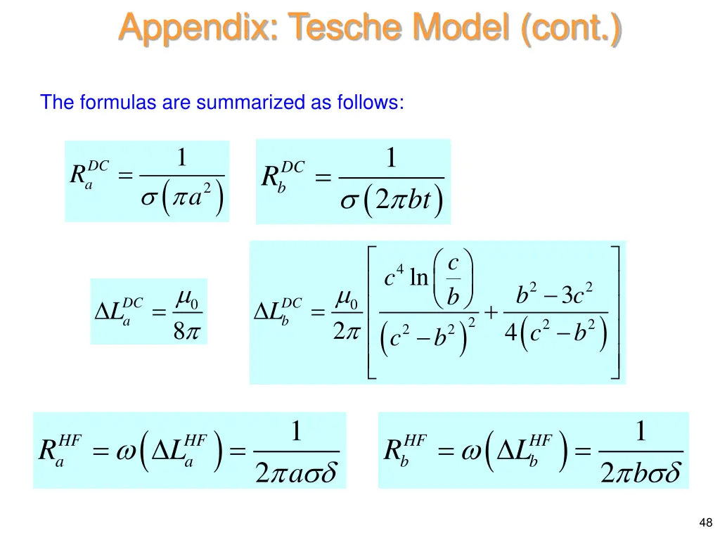 appendix tesche model cont 3