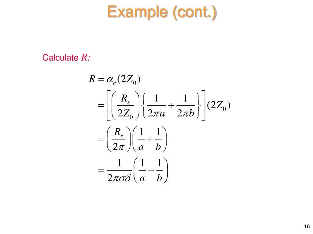 example cont 1