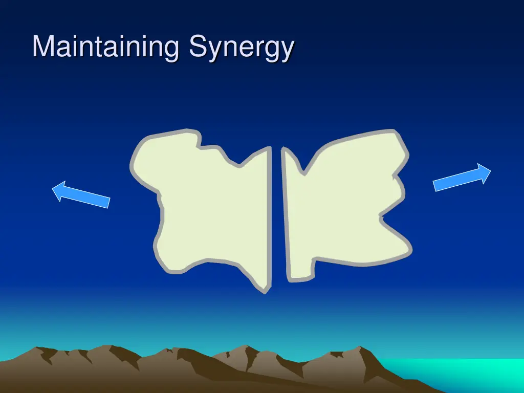 maintaining synergy
