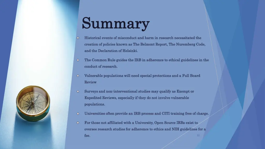 summary summary