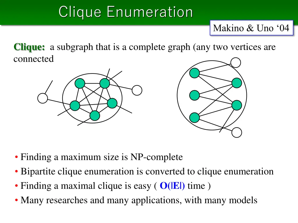 clique enumeration