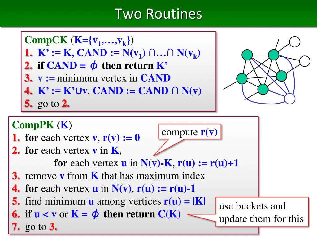 two routines