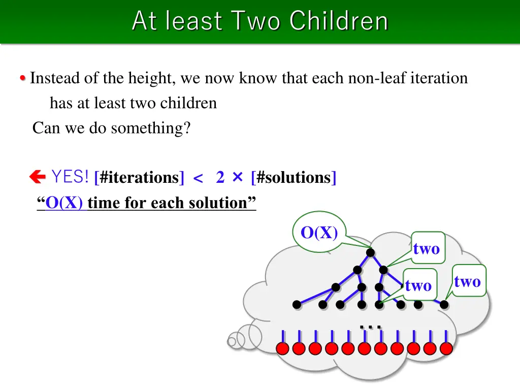 at least two children