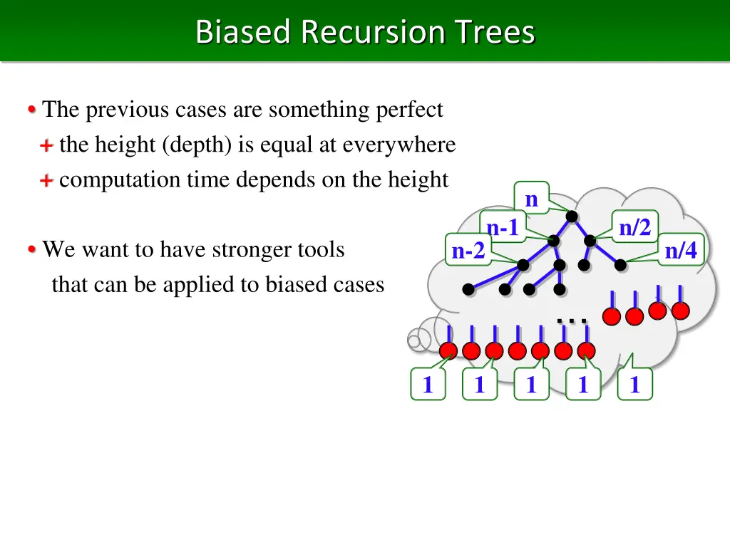 biased recursion trees