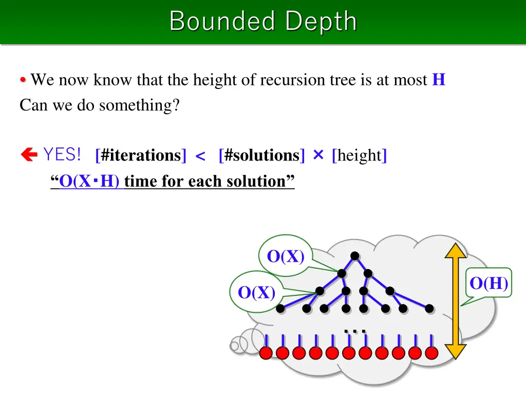 bounded depth