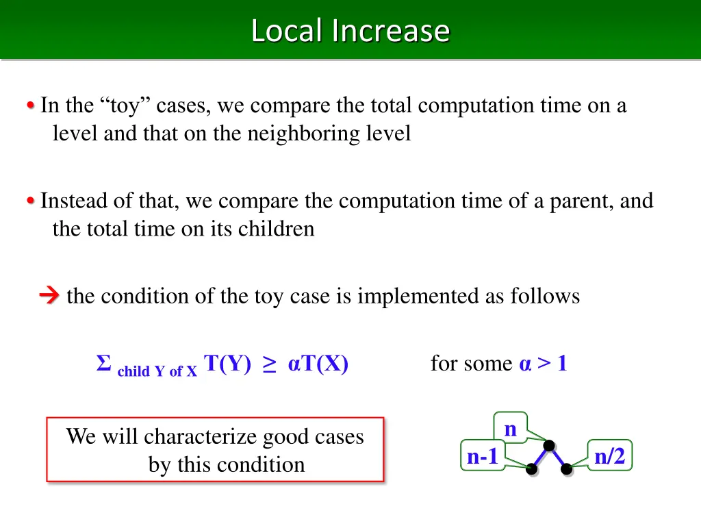 local increase