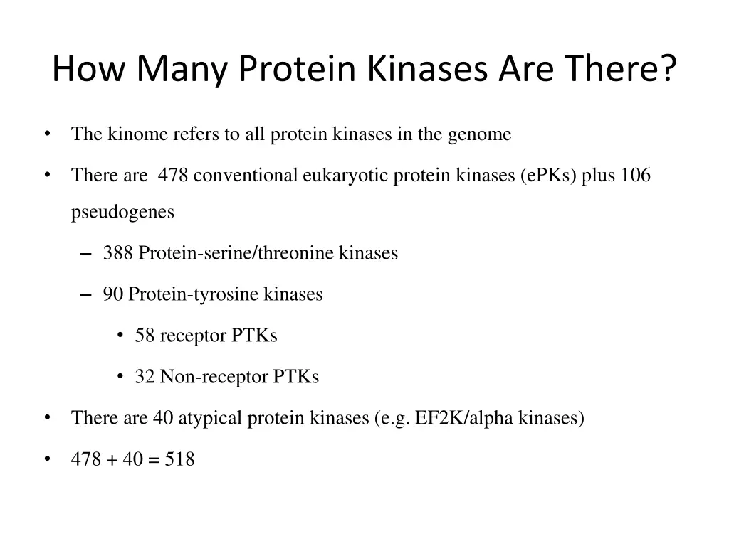 how many protein kinases are there