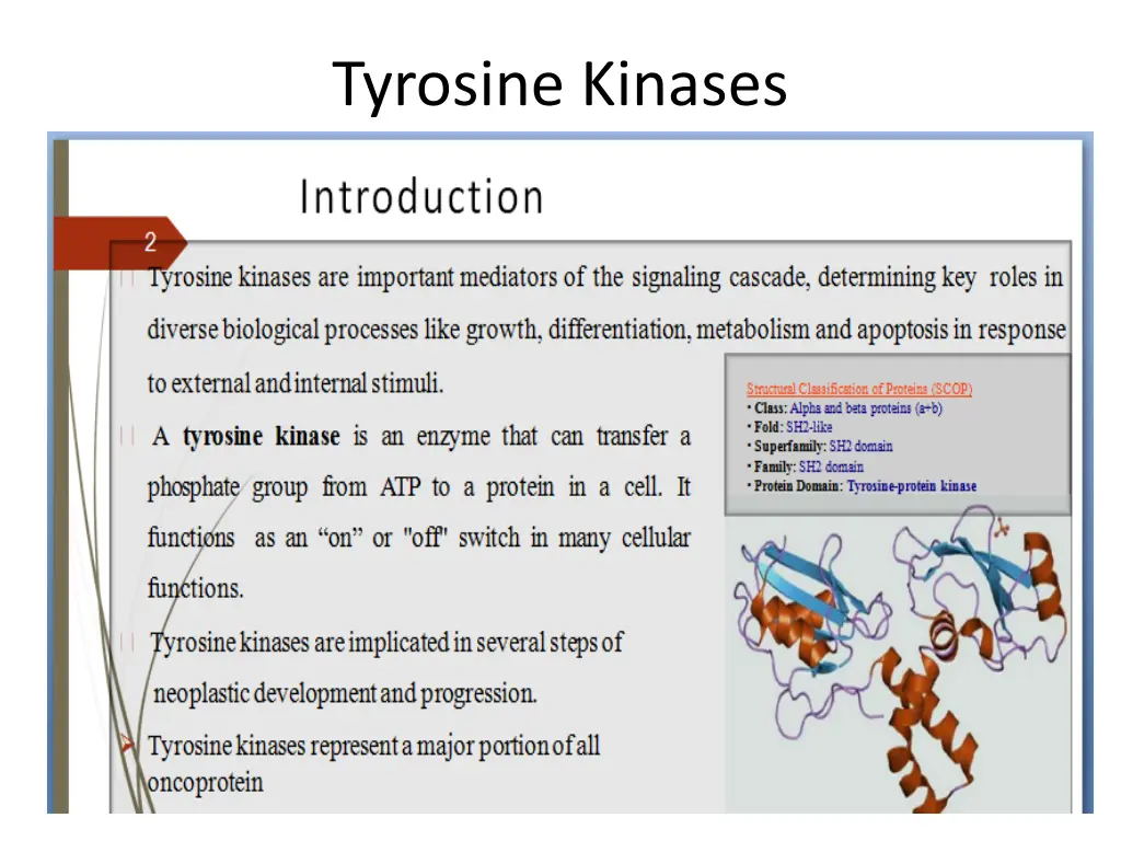 tyrosine kinases