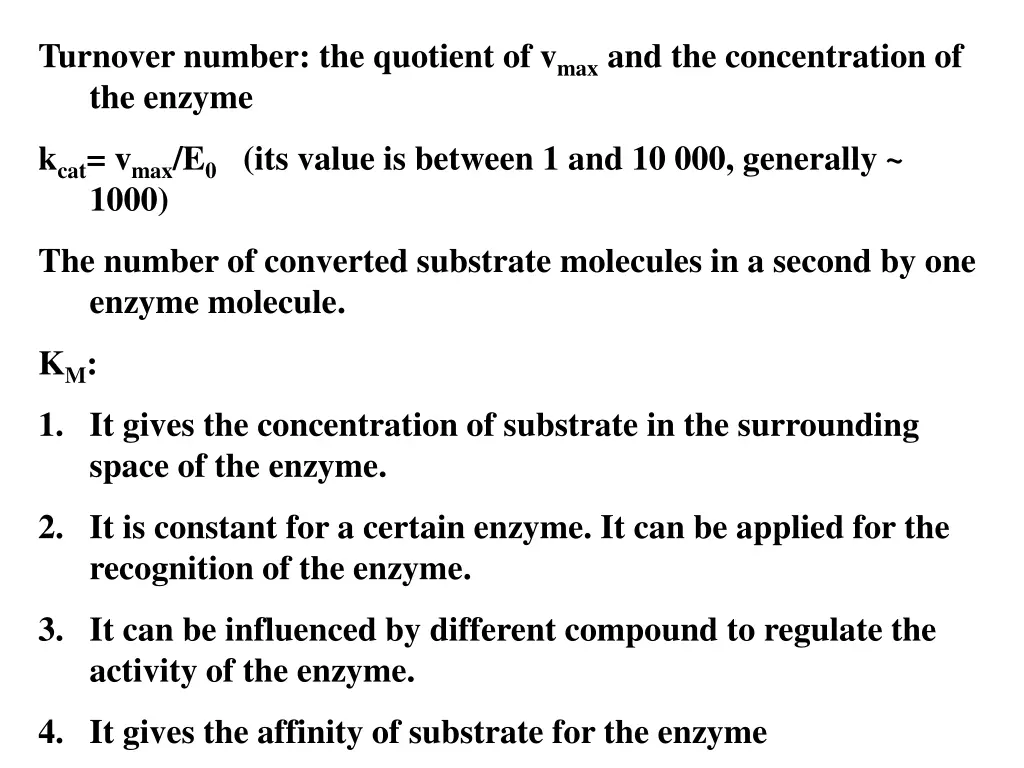 turnover number the quotient
