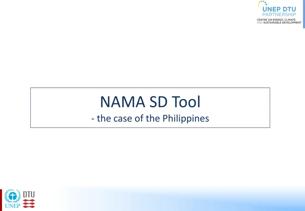 nama sd tool the case of the philippines