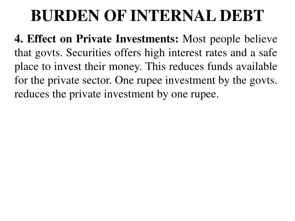 burden of internal debt 3