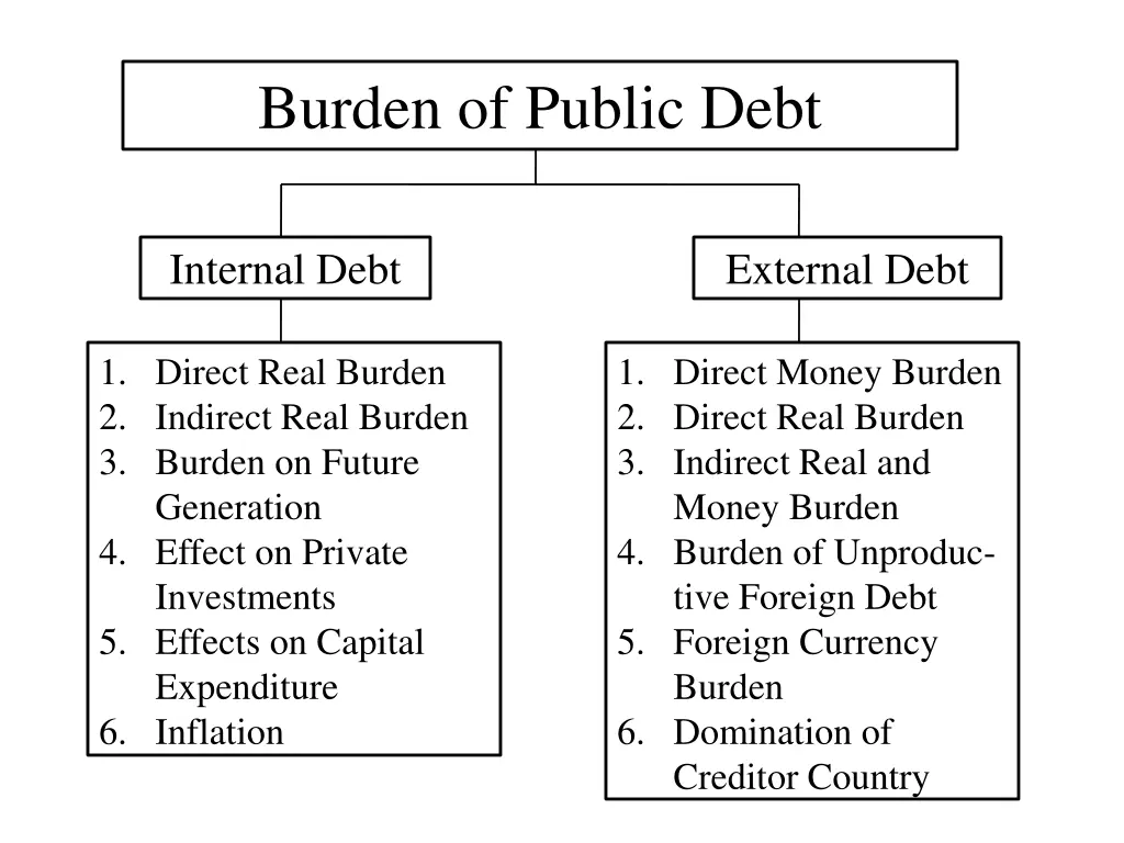 burden of public debt